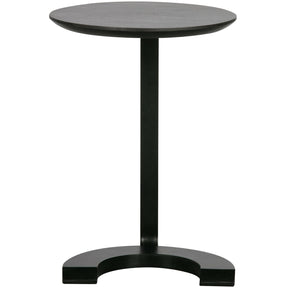 Tavolino in legno di mango nero opaco Floor 57x39 cm