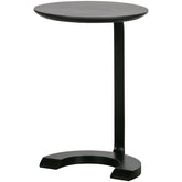 Tavolino in legno di mango nero opaco Floor 57x39 cm