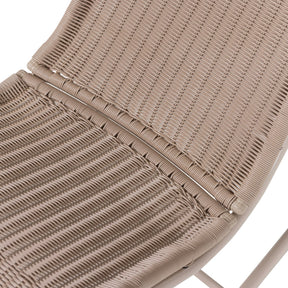 Sedia a dondolo da esterno in rattan Tom 51x97 cm