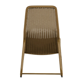 Sedia a dondolo da esterno in rattan Tom 51x97 cm