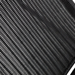 Sedia a dondolo da esterno in rattan nero Tom 51x97 cm