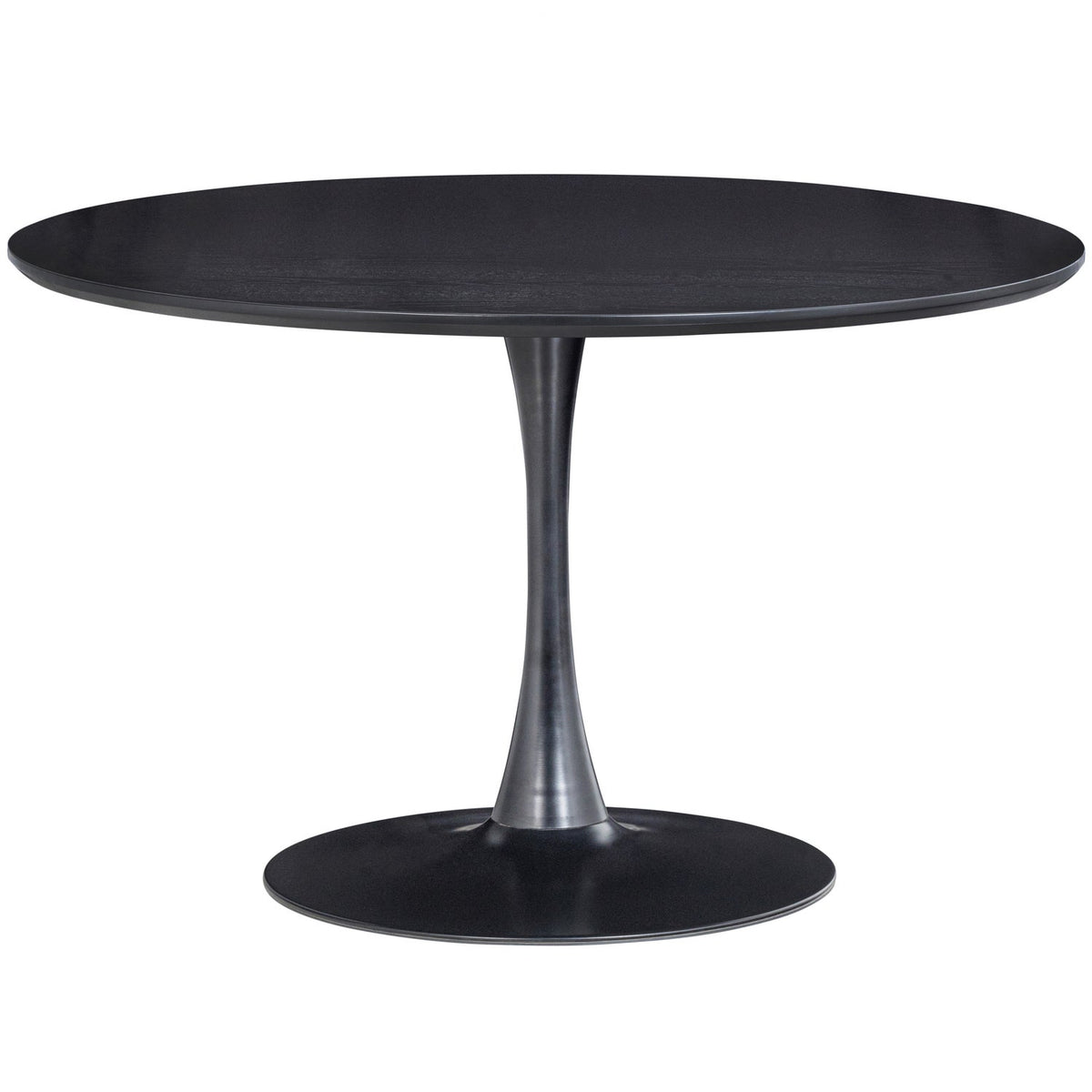 Tavolo da pranzo rotondo nero Sammy 75x120 cm