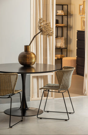 Tavolo da pranzo rotondo Sammy 75x120 cm