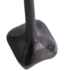 Portalampada in alluminio nero Foss 129x18 cm