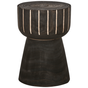 Sgabello in legno marrone scuro Philip 41x28 cm