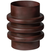 Vaso in alluminio opaco Malin 31x26 cm