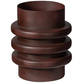 Vaso in alluminio opaco Malin 31x26 cm
