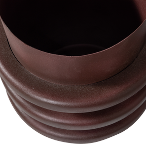Vaso in alluminio opaco Malin 31x26 cm