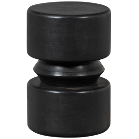 Tavolino nero opaco Tuve 45x30 cm