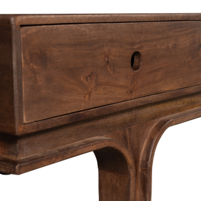 Mobile TV 3 cassetti in legno di mango Staes 37x180 cm