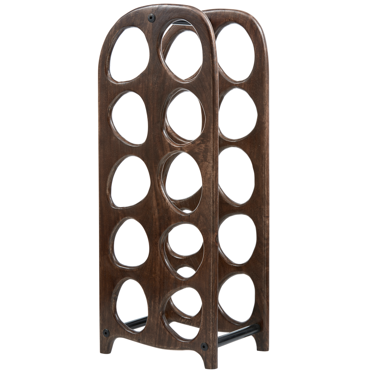 Portabottiglie in legno di mango Suvi 67x27 cm