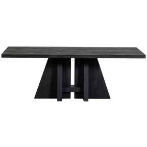 Tavolo da pranzo in legno di mango nero Kean 75x180 cm