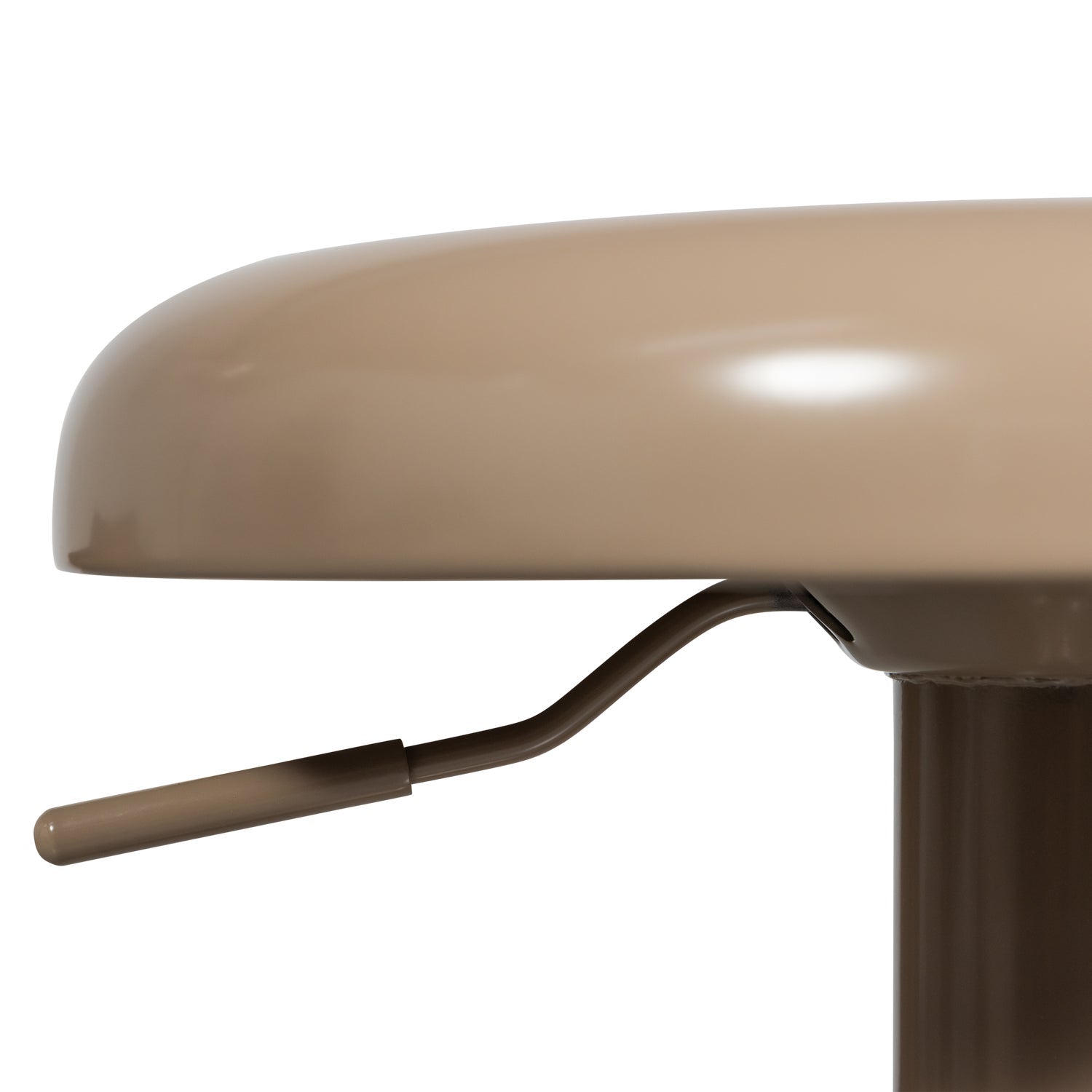 Sgabello da bar in alluminio Isaac 39x81 cm