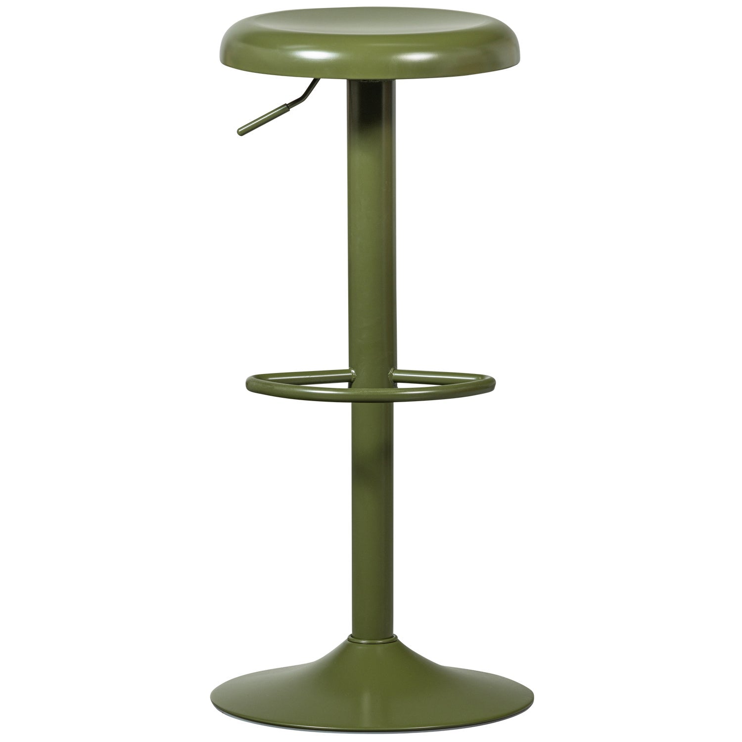 Sgabello da bar in alluminio Isaac 39x81 cm