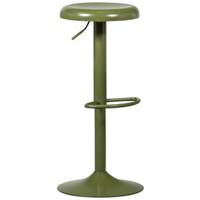 Sgabello da bar in alluminio Isaac 39x81 cm