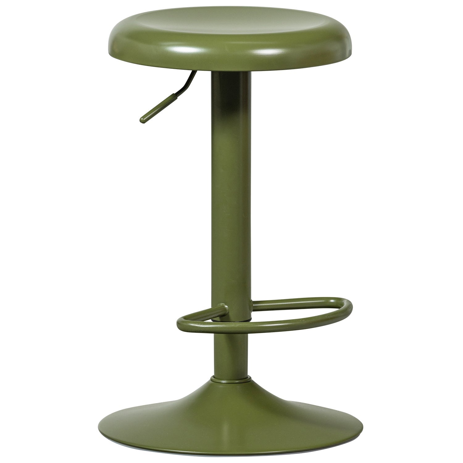 Sgabello da bar in alluminio Isaac 39x81 cm