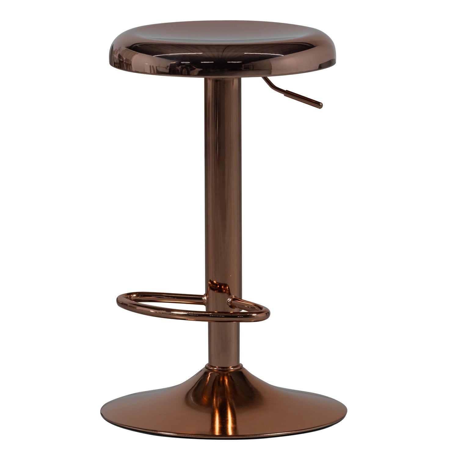 Sgabello da bar in alluminio Isaac 39x81 cm