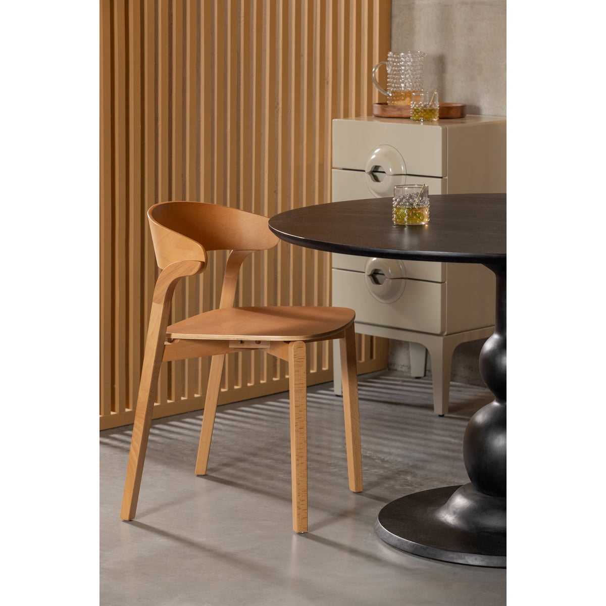 Set di 2 sedie in frassino Cras 52x75 cm