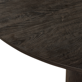 Tavolino in MDF marrone scuro Vito 35x100 cm
