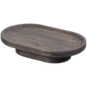 Vassoio in legno di mango marrone scuro Aya 6x33 cm