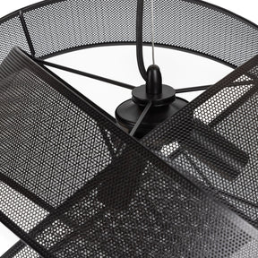 Lampada a sospensione nera Arie 40x50cm