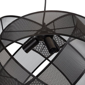 Lampada a sospensione nera Arie 40x50cm