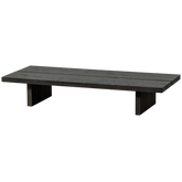 Tavolino in mdf marrone scuro Lion 25x140 cm