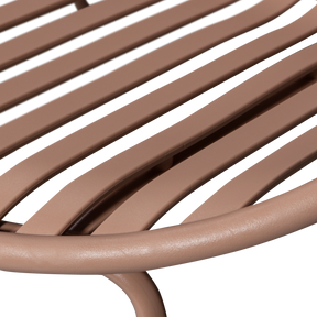 Poltrona da giardino con poggiapiedi Bray 81x73 cm