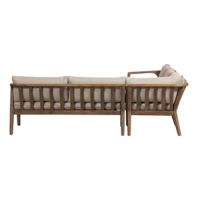 Divano da esterno in legno di acacia Rivus 227x67 cm