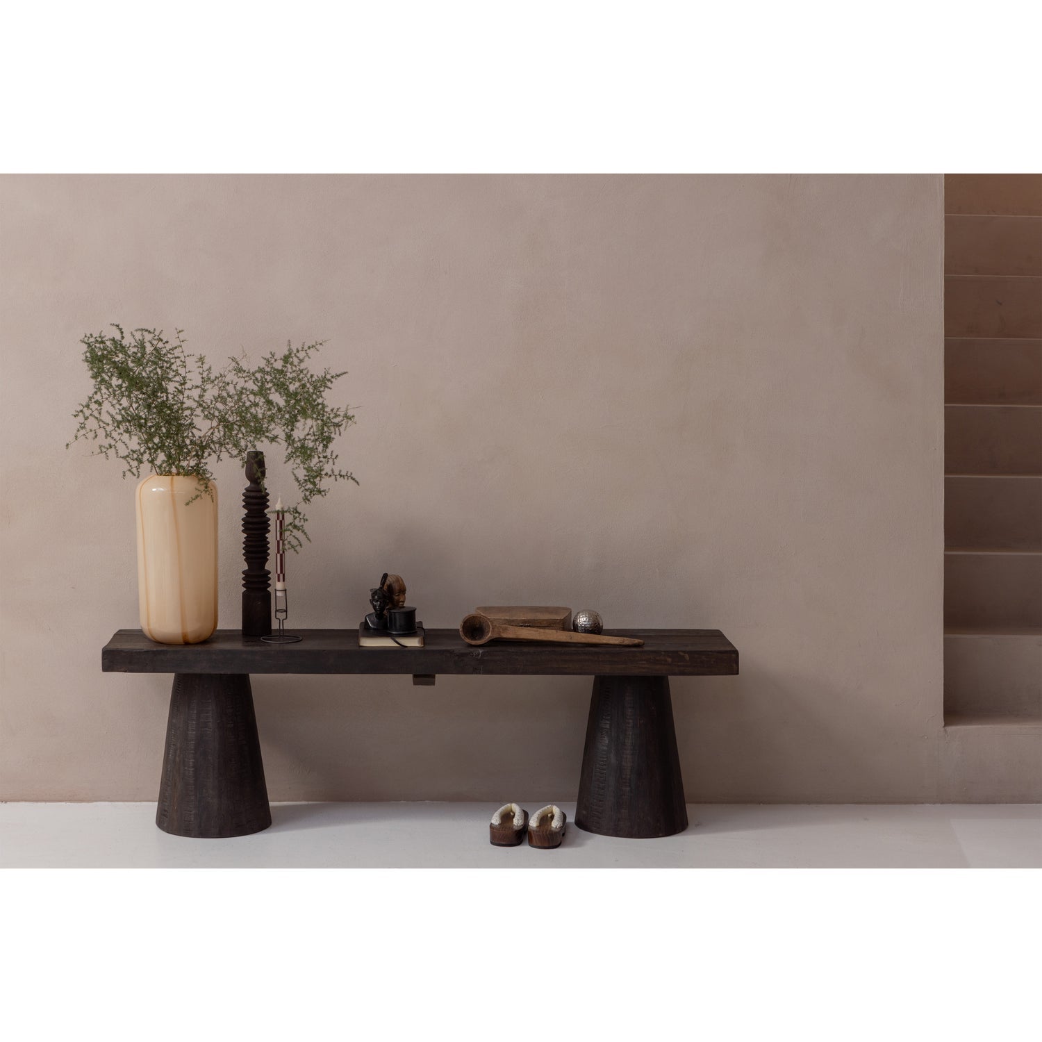Set di 2 vasi in vetro Arles 20x40 cm