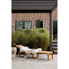 Lettino da giardino in polipropilene Jinte 55x29 cm