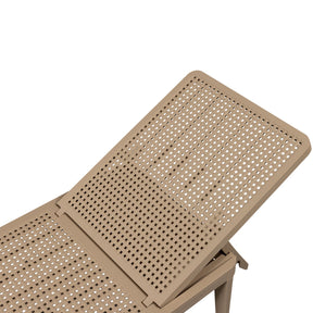 Lettino da giardino in polipropilene Jinte 55x29 cm