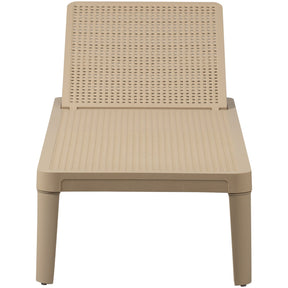 Lettino da giardino in polipropilene Jinte 55x29 cm