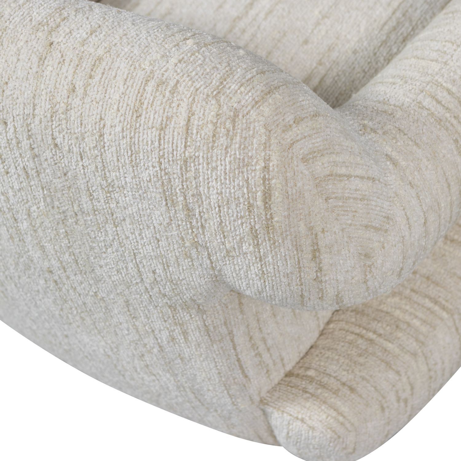 Poltrona girevole in tessuto Miva 88x70 cm
