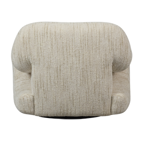 Poltrona girevole in tessuto Miva 88x70 cm
