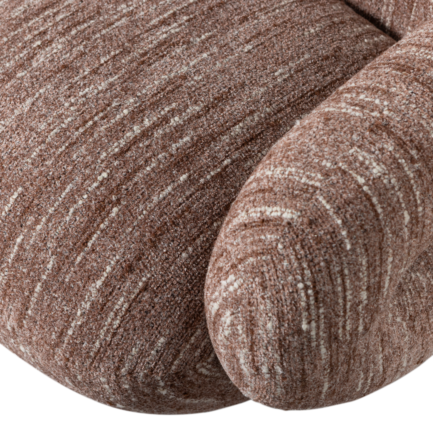 Poltrona girevole in tessuto Miva 88x70 cm