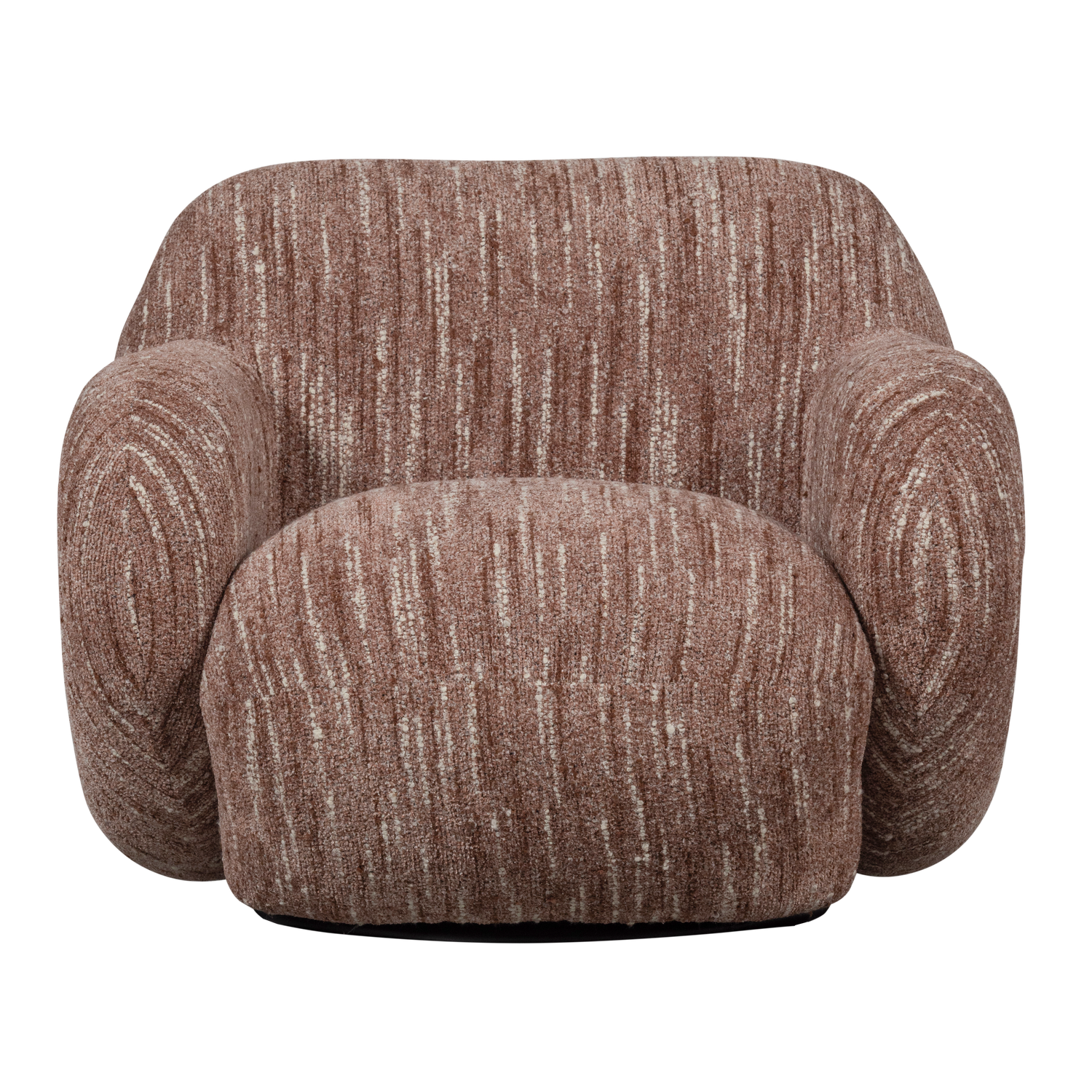 Poltrona girevole in tessuto Miva 88x70 cm