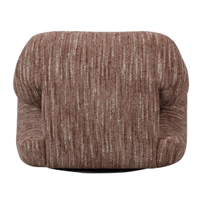Poltrona girevole in tessuto Miva 88x70 cm