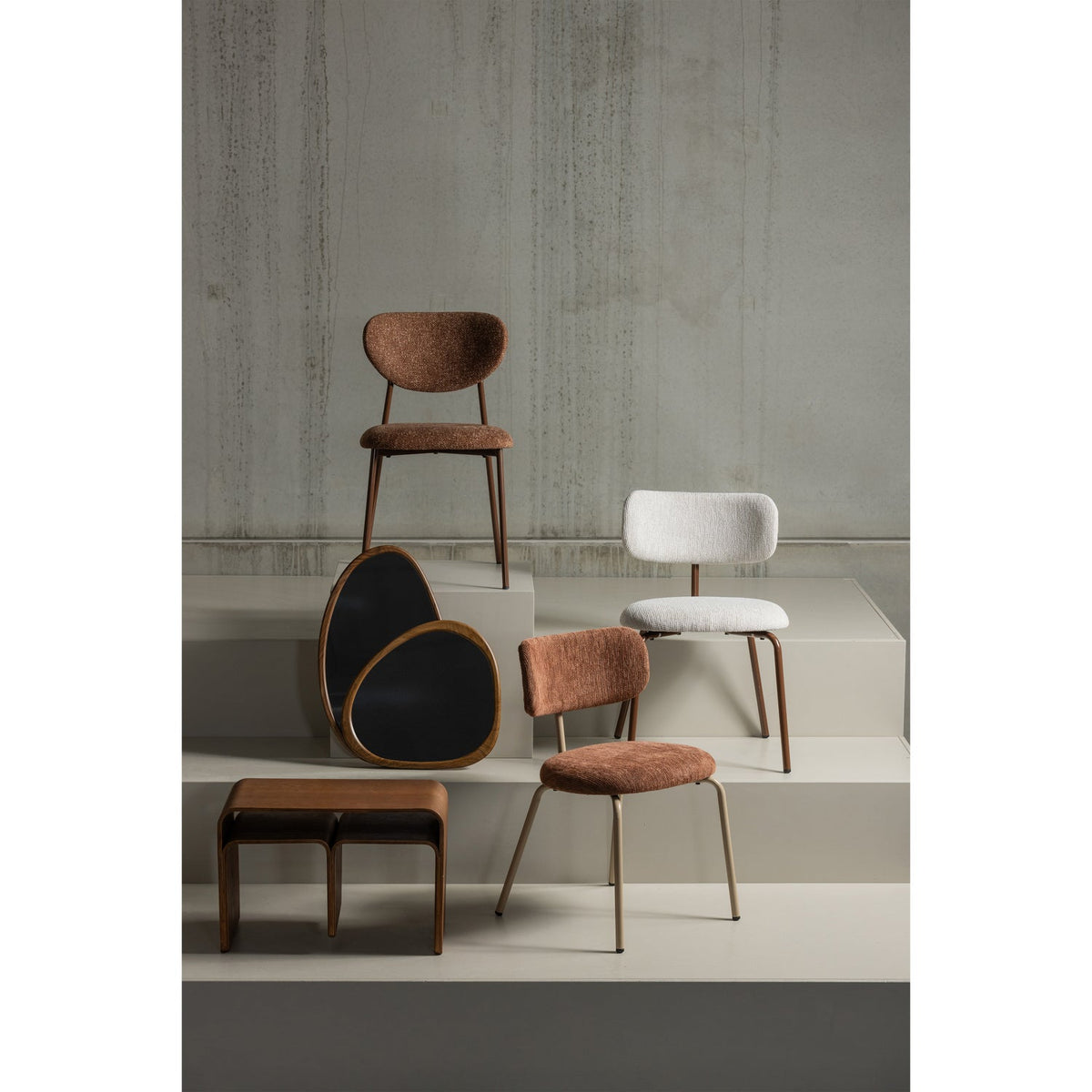 Set di 2 sedie da pranzo Travis 48x75 cm