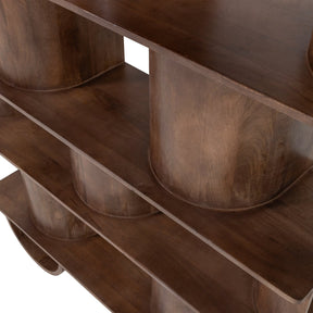 Libreria a giorno in legno di mango Sinne 180x130 cm