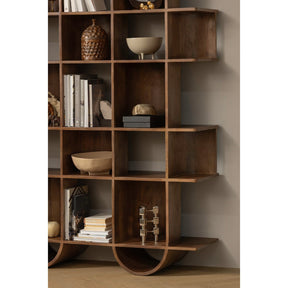 Libreria a giorno in legno di mango Sinne 180x130 cm