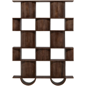 Libreria a giorno in legno di mango Sinne 180x130 cm