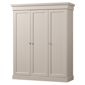 Armadio 3 ante in legno di pino Olivia 171x212 cm
