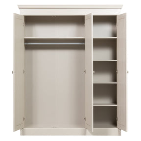 Armadio 3 ante in legno di pino Olivia 171x212 cm