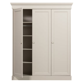 Armadio 3 ante in legno di pino Olivia 171x212 cm