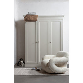 Poltrona girevole in tessuto Miva 88x70 cm