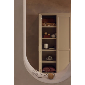 Armadio 2 ante in legno di pino Gunnar 120x217 cm