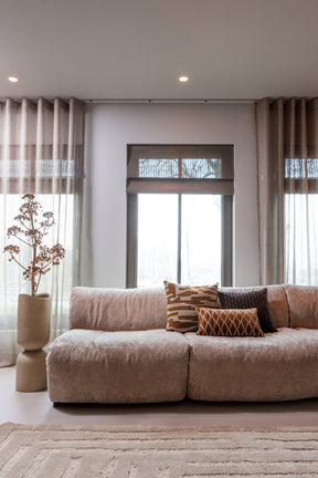 Set di 3 cuscini decorativi in cotone Isai