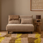 Divano letto singolo in tessuto cinigliato Xem 122x80 cm