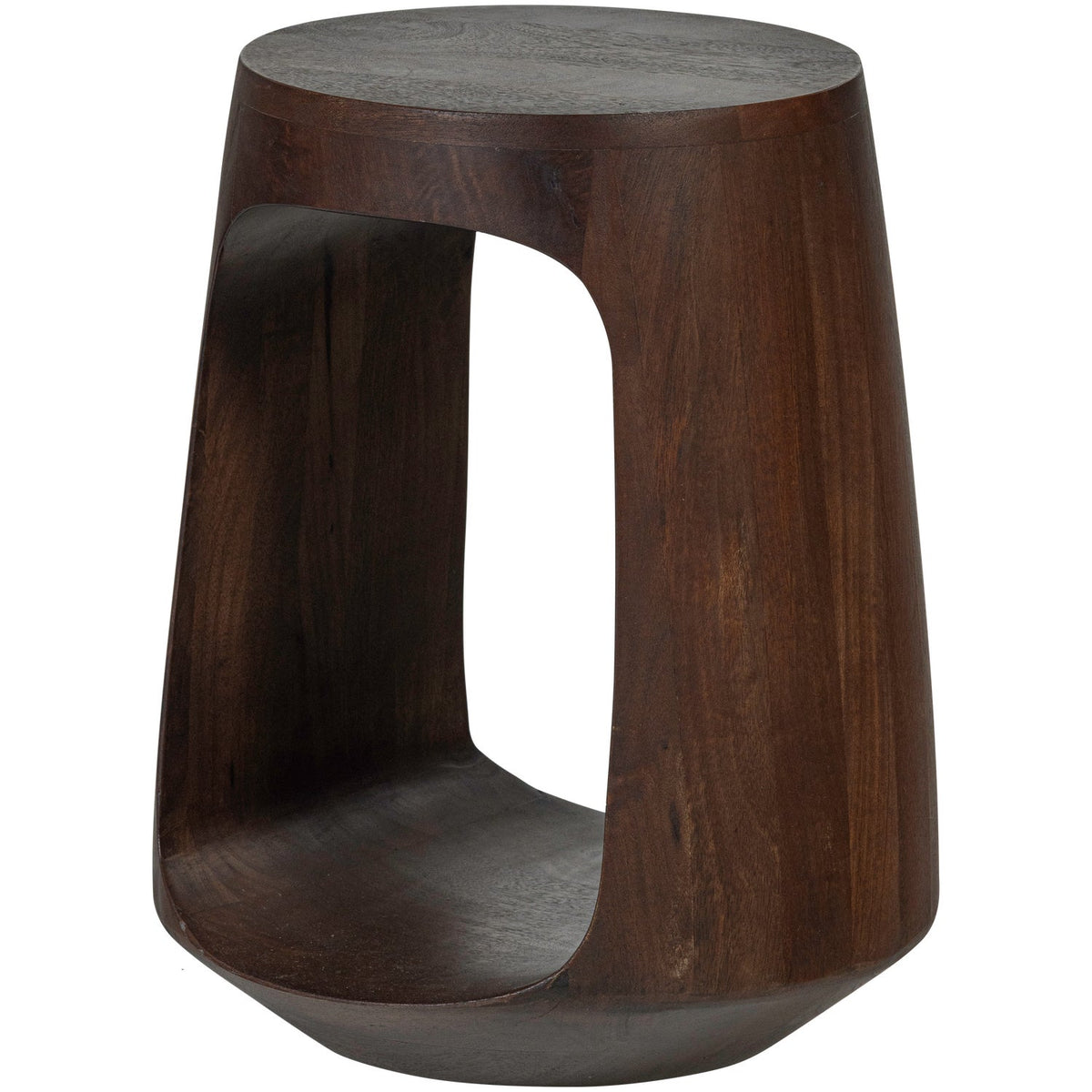 Tavolino in legno di mango noce Bayo 33x45 cm